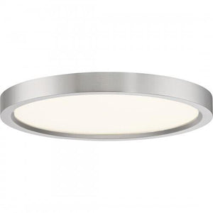 Quoizel OST1711BN Outskirts Flush mount 11"d brushed nickel Flush Mount