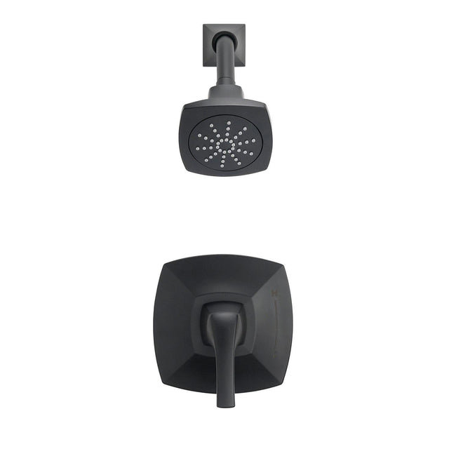Gerber D501518BSTC Satin Black Vaughn Shower-only Trim Kit, 1.75GPM
