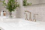Rhen Widespread Lavatory Faucet in Brushed Nickel