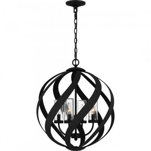 Quoizel BMS2820EK Blacksmith Pendant 4 lights earth black. Pendant