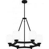 Quoizel PNG5028MBK Penning Chandelier 6 lights matte black Chandelier