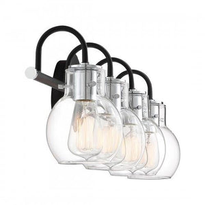 Quoizel ANW8604EK Andrews Bath 4 light earth black Bath Light