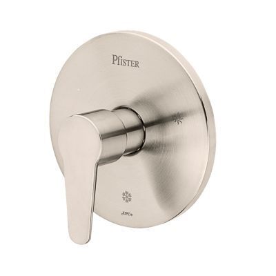 Pfister Brushed Nickel Pfirst Modern Valve, Trim Only