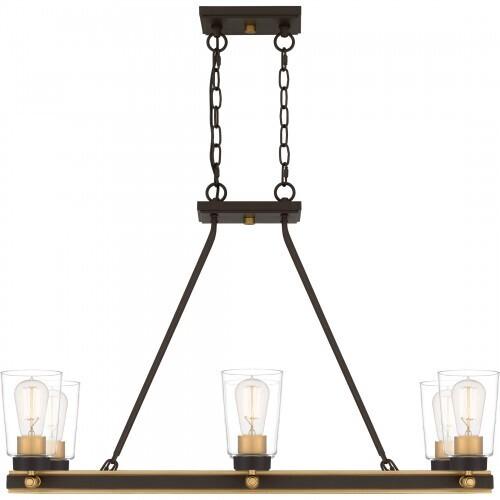 Quoizel ATO632OZ Atwood Island 6 lights old bronze Island Light