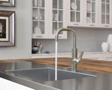 Montay 1-Handle Bar/Prep Kitchen Faucet in Stainless Steel