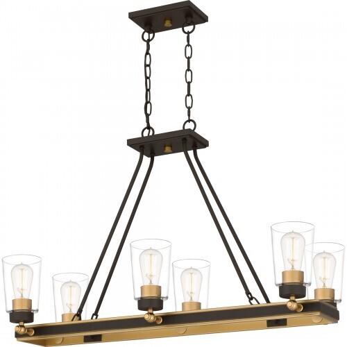 Quoizel ATO632OZ Atwood Island 6 lights old bronze Island Light