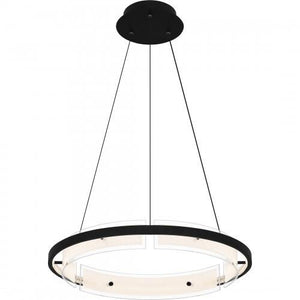 Quoizel PCMLK2820MBK Malik Pendant led light matte black Pendant