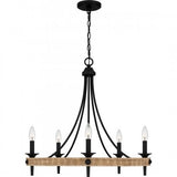 Quoizel CNI5026MBK Catania Chandelier 5 lights matte black Chandelier