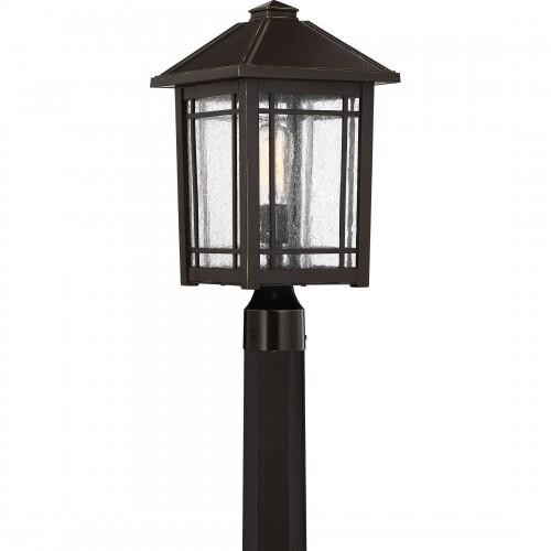Quoizel CPT9010PN Cedar Point Outdoor post palladian bronze Outdoor Lantern