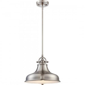 Quoizel ER1814BN Emery Pendant brsh nikl 1lt Pendant