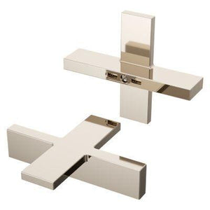 Verve Cross Handle Kit for Widespread, Roman Tub and Thermostatic Shower in Polished Nickel