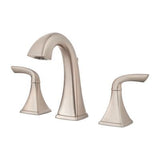 Bronson 2-Handle 8" Widespread Bathroom Faucet in Brushed Nickel