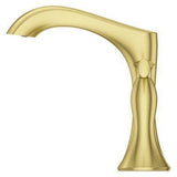 Rhen Widespread Lavatory Faucet in Brushed Gold