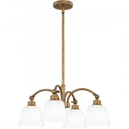 Quoizel QP6157WS Quoizel Pendant Chandelier 4 lights weathered brass Pendant