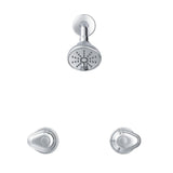 Gerber G0058460 Chrome Hardwater Two Handle Shower Only Fitting