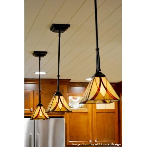 Quoizel TFAS1507VA Asheville Mini pendant tiffany valiant bronze Mini Pendant