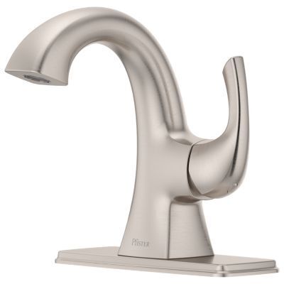 Pfister Brushed Nickel Single Control Bathroom Faucet LG42-BS0K