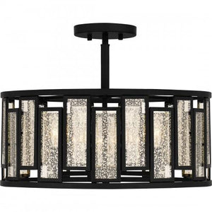 Quoizel QSF5600MBK Quoizel Semi-Flush Mount Semii  flush 4 lights matte black Semi-Flush Mount
