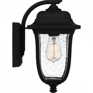 Quoizel MUL8408MBK Mulberry Outdoor wall 1 light matte black Outdoor Lantern