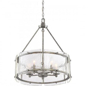 Quoizel FTS2821MM Fortress Pendant mottled silver Pendant