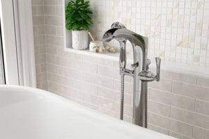 Pfister Polished Chrome Tub Filler With Hand Shower LG6-1RH1C