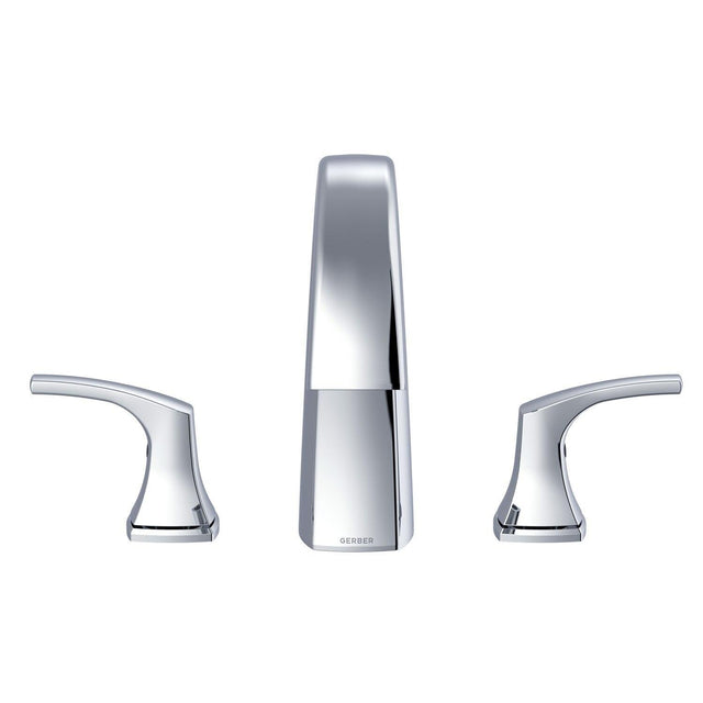 Gerber D300918BNT Brushed Nickel Vaughn Three Piece Roman Tub Trim Kit