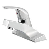 Pfirst Series Single Control 4" Centerset Bathroom Faucet in Polished Chrome