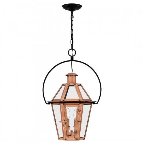 Quoizel BURD2816AC Burdett Pendant 2 lights aged copper Pendant