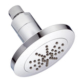 Gerber D460058BS Satin Black Mono Chic 4 1/2" Single Function Showerhead, 2.0GPM
