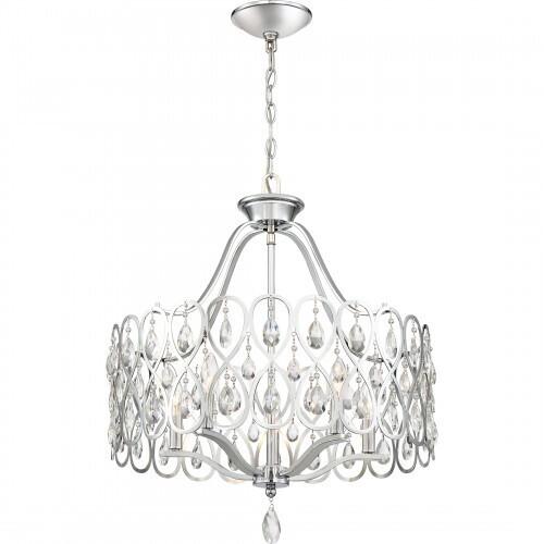 Quoizel LUL5022C Lulu Chandelier 5 light polished chrome Chandelier