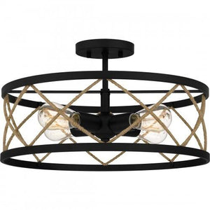 Quoizel QSF5632MBK Quoizel Semi-Flush Mount Semi flush 4 lights matte black Semi-Flush Mount