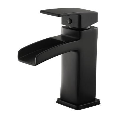 Pfister Black Kenzo Single Control, Centerset Bath Faucet LG42-DF0B