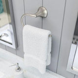 McAllen Towel Ring in Spot Defense Brushed Nickel