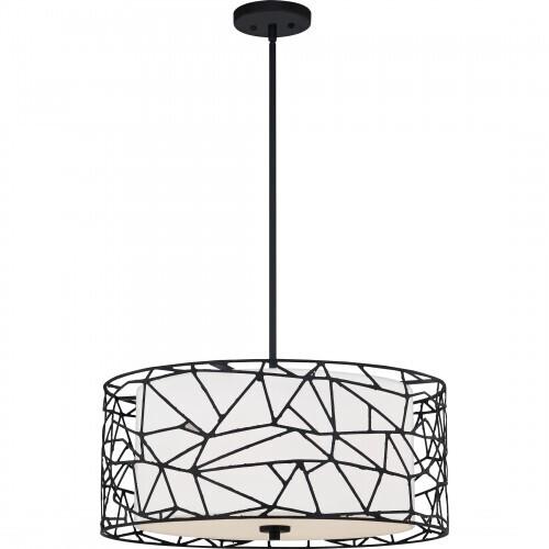 Quoizel QOP5274MBK Newcastle Pendant 4 light matte black Pendant