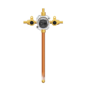 Gerber G00GS504ST No Finish Treysta Tub & Shower Valve- Crimp Pex Connection With ...