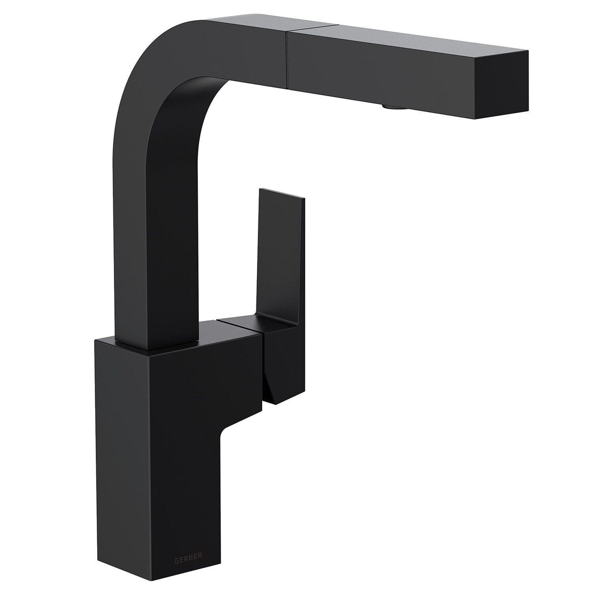 Gerber D404562BS Satin Black Mid-town Single Handle Pull-out Kitchen Faucet