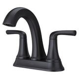 McAllen 2-Handle 4" Centerset Bathroom Faucet in Matte Black