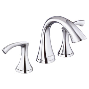 Gerber D304222BS Antioch Two Handle Widespread Lavatory Faucet - Satin Black