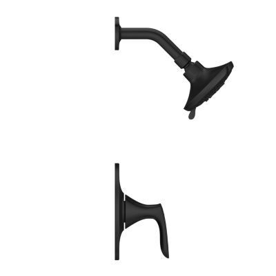 Pfister Matte Black 1-handle Shower Only Trim Kit LG89-7WRB