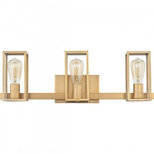 Quoizel LGN8724WS Leighton Bath 3 light weathered brass Bath