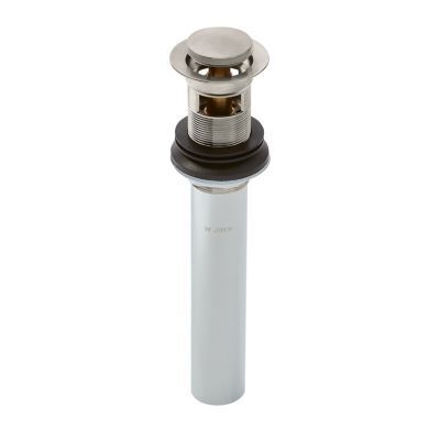 Pfister Brushed Nickel Push and Seal All Metal Drain 972-101J
