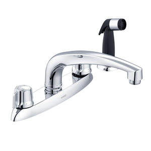 Gerber G0742216 Chrome Classics Two Handle Kitchen Faucet Deck Plate MOUNTED...