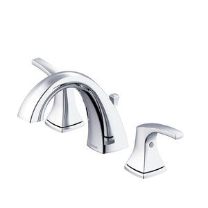 Gerber D304118BS Satin Black Vaughn Two Handle Widespread Faucet