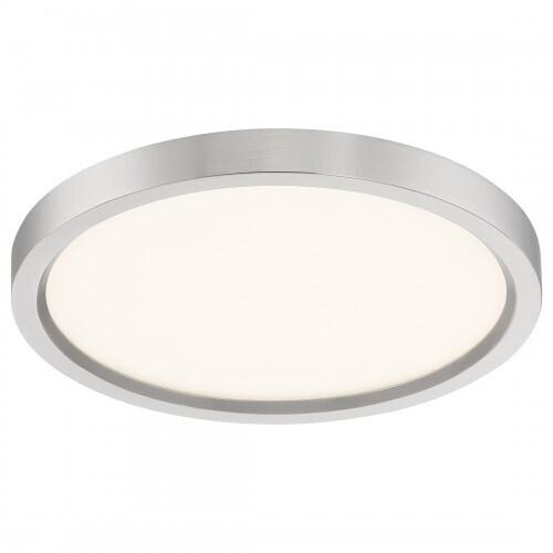 Quoizel OST1711BN Outskirts Flush mount 11"d brushed nickel Flush Mount