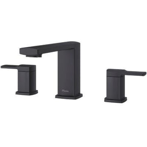 Deckard 2-Handle Roman Tub Trim in Matte Black