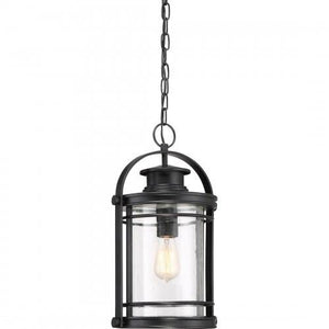 Quoizel BKR1510K Booker Mini pendant 1 light mystic black Mini Pendant