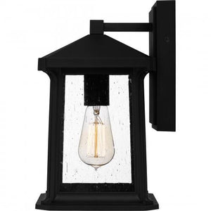 Quoizel SAT8407MBK Satterfield Outdoor wall 1 light matte black Outdoor Lantern