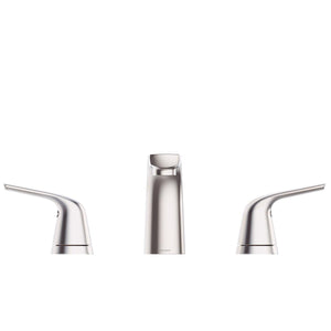 Gerber D304134BN Brushed Nickel Lemora Two Handle Widespread Lavatory Faucet