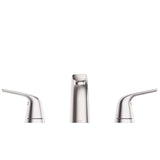 Gerber D304134 Chrome Lemora Two Handle Widespread Lavatory Faucet