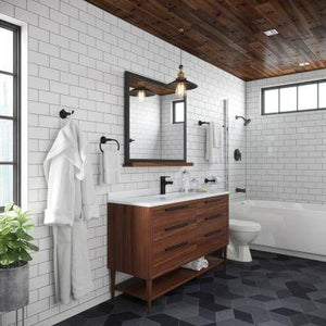 Pfister Matte Black 24" Towel Bar BTB-PFM2B